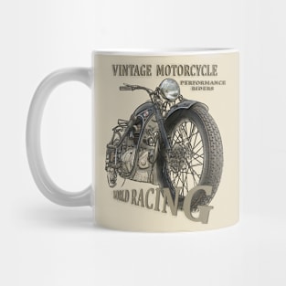 vintage motorcycle - performance riders Mug